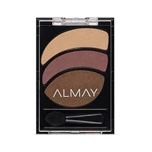 Almay Shadow Trio Palette, Longlasting Smoky Eyeshadow Makeup, Three Shades, Hypoallergenic, 020 Smoldering Embers, 0.19 Oz