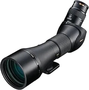 Nikon Monarch 20-60x82 Ed Spotting Scope - Extra-Low Dispersion Glass, Field-Flattener Lens System, Waterproof & Fogproof High-Definition Observation Scope, Angled/Straight View