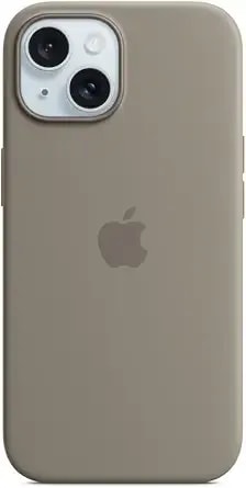 Apple Iphone 15 Silicone Case With Magsafe - Clay
