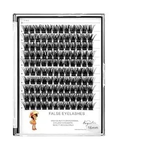 →Vayator 120pcs Wide Cluster D Curl Professional Makeup Individual Cluster Eyelashes Grafting Fake False Eyelashes Eyelash Extension Individual Eyelash (Ws-12mm)