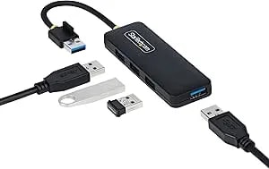 Startech.Com 4-Port Usb-A Hub, Usb 3.0 (5gbps) Data Transfer, Bus Powered, Travel Mini Hub, Portable Multi-Port Usb Splitter, Windows Pc, Macbook, Imac, Chromebook, Surface And More