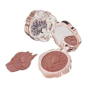 Flower Knows Little Angel Cream Blush,Muted Red Hydrating Blush For Cheeks,Buildable & Blendable Dewy Face Makeup,Soft Long-Lasting Cute Make Up For Women & Girls,0.21 Oz(01 Flaming Heart)