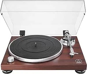 Audio-Technica AT-LPW50BT-RW Manual Belt-Drive Turntable, Rosewood