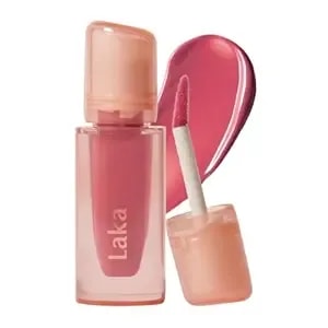 Laka Jelling Nude Gloss, 4.5g/0.15oz, Sheer Hydrating Lip Oil With No Stain, Non-Sticky, Nourishing Gloss For A Glowy Look, K-Beauty (#302 Grapering)