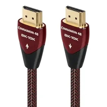Audioquest 5m Cinnamon 48 2.1 Hdmi Cable - 8k/10k Ultra Hd, Gaming, High-Speed, 48gbps, Hdr, Earc