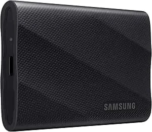 Samsung t9 Portable Ssd 4tb, Usb 3.2 Gen 2x2 External Solid State Drive, Seq. Read Speeds Up To 2,000mb/S For Gaming, Students And Professionals,Mu-pg4t0b/Am, Black (Pack Of 1)