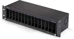 Startech.Com 15-Slot Unmanaged Media Converter Chassis, 19in Rackmount For Mcm Media Converter Series, Active Cooling, Taa