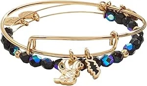 Alex And Ani Peanuts Halloween Snoopy Bat Bangle Set