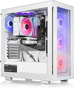 Thermaltake Lcgs View 1460ts-350 Gaming Desktop (Intel Core™ i7-14700f, 32gb 6000mt/S ddr5 Rgb Memory, Nvidia Geforce® Rtx 5060 Ti, 1tb Nvme M.2, Wifi, Windows 11) v35s-b76s-56t-Lcs