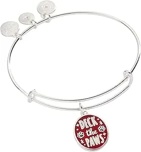 Alex And Ani Deck The Paws Charm Bangle
