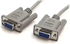Startech.Com 10' RS232 Serial Null Modem Cable - Null Modem Cable - DB-9 (F) To DB-9 (F) - 10 Ft (SCNM9FF)