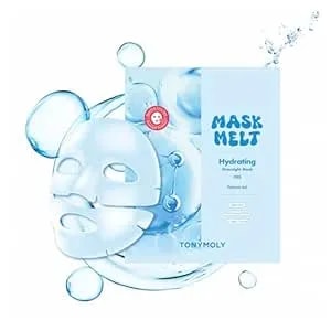 Tonymoly Mask Melt Hydrating Hydrogel Overnight Face Mask – Vegan Banana Pdrn + Hyaluronic Acid – Deep Moisture For Dry Skin – 1 Sheet