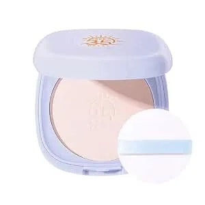 Sunscreen Setting Powder & Powder Foundation - Spf 35 Pa+++ 4-In-1 Mineral Pressed Powder With Concealer - Oil Control, Matte Finish, Long-Lasting, Buildable Coverage, Weightless & Anti-Dullness