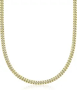 Ross-Simons Italian 14kt Yellow Gold-Plated Curb-Link Necklace. 18 Inches