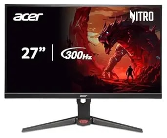 Acer Nitro 27" Wqhd 2560x1440 Ips Pc Gaming Amd Freesync Premium - 300hz - Up To 0.5ms - 99% Srgb - Displayhdr 400 - Ergostand - Vesa Mounting - 1 X Dp 1.4 & 2 X Hdmi 2.1 - xv272u f3bmiiprx