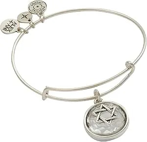 Alex And Ani Star Of David Crystal Charm Bangle