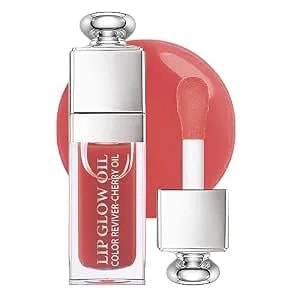 Gecomo Hydrating Lip Glow Oil, Moisturizing Lip Glow Oil, Nourishing Glossy Transparent Lip Oil, Plumping Lip Oil, Lip Balm, Non-Sticky Tinted Toot Lip Balm For Lip Care (Rosewood) 0.2 Oz