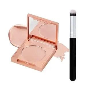 Colored Clay Cc Undereye Corrector - Color Corrector For Dark Circles With Brush, Natural Coverage Concealer, Smooth, Hydrating Under Eye Concealer For Women & Men (01#Light-Medium Peach)