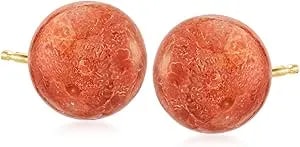 Ross-Simons Gemstone Stud Earrings In 14kt Yellow Gold