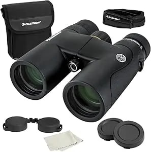 Celestron – Nature Dx Ed 8x42 Premium Binoculars – Extra-Low Dispersion Objective Lenses – Outdoor And Birding Binocular – Fully Multi-Coated With Bak-4 Prisms – Rubber Armored, Fogproof, Waterproof