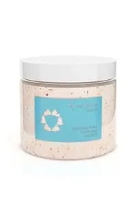 Red Flower Bioactive Berry White Peat Exfoliant - Arctic White Peat Organic Sea Salt & Berry Seed - Gently Detoxifies, Smooths & Hydrates - Natural Exfoliator For Radiant Skin - 14.5 Oz