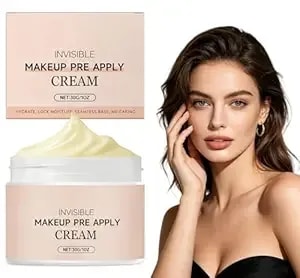 Velvet Priming Moisture Cream For Face - Invisible Makeup Pre Apply Cream, Pore Blurring Base & Hydrating Primer, Grip Makeup All Day Without Caking For All Skin Types
