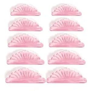 20pcs Lash Lift Rods Pads Shields No Glue Eyelash Lifting Shield Self Sticky Lash Lift Rods C-Curl Pad Soft Eyelash Perm Rod Air Bubble Silicone Guard Reusable Eyelashes Perming For Eyelashes Lifting