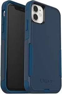Otterbox Iphone 11 Commuter Series Case - Bespoke Way (Blazer Blue/Stormy Seas Blue), Slim & Tough, Pocket-Friendly, With Port Protection