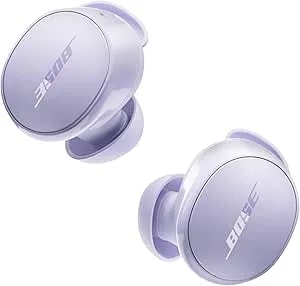 Bose Quietcomfort Bluetooth Earbuds, True Wireless Earbuds With Active Noise Cancellation And Mic, Deep Bass, ipx4 Rating, Up To 8.5 Hours Of Playtime, Chilled Lilac