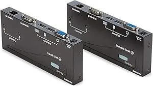 Startech.Com 500ft (150m) VGA KVM Extender - PS/2 & USB Host - KVM Console Over CAT5 Ethernet For Multiple Servers / Computers, TAA