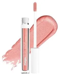 Wet N Wild Megaslicks Lip Gloss, Ultra-Glossy, Vitamin-E Enriched, Ultra-Gloss High Shine Moisturizing, Cruelty-Free & Vegan - Cherish