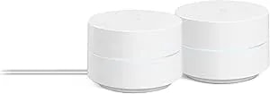 Google Wifi - ac1200 - Mesh Wifi System - Wifi Router - 3000 Sq Ft Coverage - 2 Pack