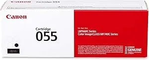 Canon Genuine 055 Black Toner Cartridge Compatible With LBP664Cdw, MF741Cdw, MF743Cdw, MF745Cdw, MF746Cdw