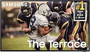 Samsung 65-Inch Class Qled 4k The Terrace Partial Sun Outdoor, Direct Full Array 16x, Quantum Hdr 32x, Weatherproof, Wide Viewing Angle Smart Tv W/ Alexa Built-In (qn65lst7tafxza, Latest Model)