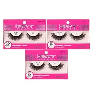I•Envy 3d Glam Collection Multi-Angle & Volume (3 Pack, kpei07)