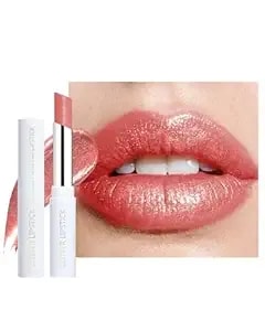 Moisturizing Glitter Lipstick, Coral Pink Lipsticks With Metallic 3d Shine Hydrating Formula, Transferproof & Long Lasting Metallic Lipsticks For Women Mothers Day Beauty Makeup - 08 Coral Pink