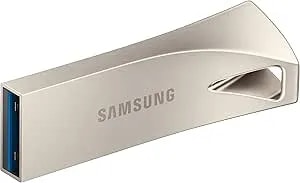 Samsung BAR Plus 256GB - 400MB/S USB 3.1 Flash Drive Champagne Silver (MUF-256BE3/AM)
