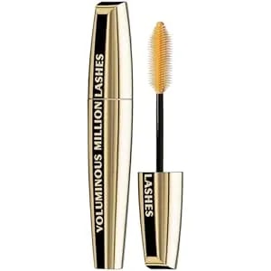 L’Oreal Paris Makeup Voluminous Million Lashes Mascara, Volumizing Collagen Infused Eye Makeup, Amplifying Mascara Brush, Washable, Black, 0.32 Fl Oz., 1 Count