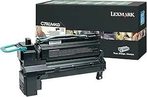 Lexmark Return Program Black Toner Cartridge For Us Government, 6000 Yield (c792a4kg)