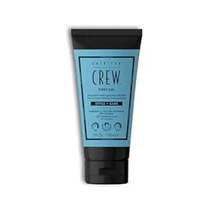 American Crew Fiber Gel, Hybrid Styling Hair Gel For Men, Medium Hold With Natural Finish, 5 Fl Oz