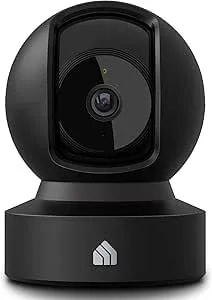 Kasa 1080p Indoor Pan/Tilt Wired Security Camera - Works As A Baby & Pet Monitor, Motion Detection & Tracking, 2-Way Audio, Night Vision, Subscription-Free Local Storage Or Optional Cloud, ec71