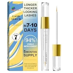 Lash Serum For Eyelash Growth, Peptide Infused Formula - Visible Results In 7 Days Rapid Eyelash Growth Serum To Boost Longer Fuller And Thicker Looking Lashes For Sensitive Eyes (3 Ml)