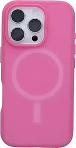 Otterbox Iphone 16 Pro Symmetry Series Soft Touch For Magsafe - Foxberry Pink