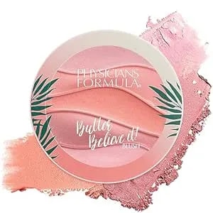 Physicians Formula Butter Believe It Blush Makeup Powder, Pink Sands - Murumuru Butter - For Sensitive Skin - Dermatologist Tested, Clinicially Tested