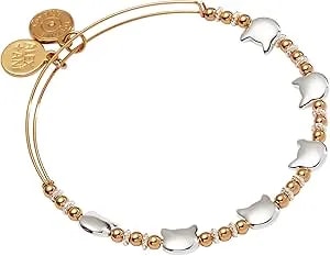 Alex And Ani Paw Print Beaded Dog Bangle