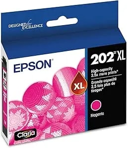 Epson 202 Claria Ink High Capacity Magenta Cartridge (T202XL320-S) Works With Workforce WF-2860, Expression XP-5100
