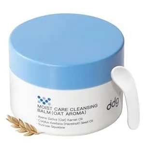 Ddg Cleansing Balm Makeup Remover For Sensitive Skin,Eye Makeup Remover & Facial Cleanser For Waterproof Makeup Removal,Vegan Plant Oils,Nourishing & Hydrating,1.69 Fl Oz/50ml