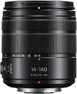 Panasonic Lumix G Vario 14-140mm Telephoto Zoom Lens With f3.5-5.6 Ii Asph, Mirrorless Micro Four Thirds Mount And Power O.I.S. - H-fsa14140 (Upgraded Usa Black) - f3.5-5.6 Ii Asph, Mirrorless Micro Four Thirds Mount, Power O.I.S