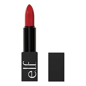 E.L.F. O Face Satin Lipstick, Richly Pigmented, Nourishing & Long-Lasting Creamy Lipstick, Infused With Jojoba, Vegan & Cruelty-Free, No Regrets