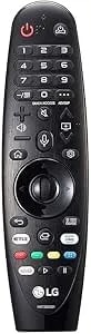 LG Remote Magic Remote Control, Compatible With Many Models, Netflix And Prime Video Hot Keys, Google/Alexa
